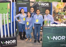 The V-Nor paper corner boards and packaging company with their team from Mexico.